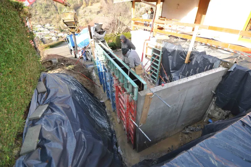 Abri voiture et terrasse — le chantier, photo 3 sur 9