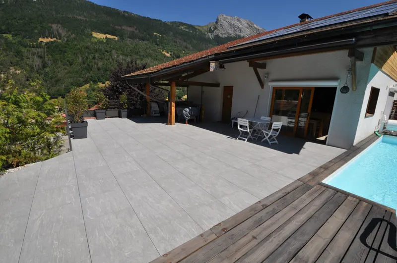 Abri voiture et terrasse — le chantier, photo 7 sur 9