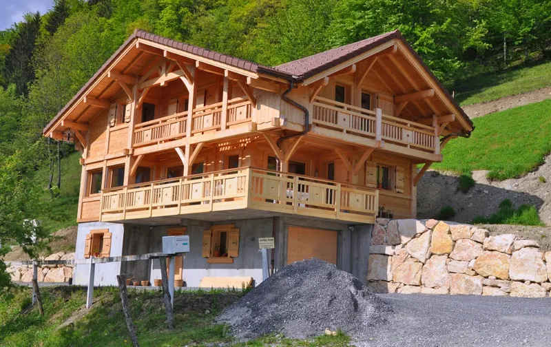Poteau-Poutre réalisé par ArchiBois Concept en Haute-Savoie